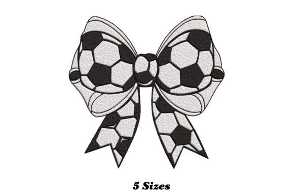 Charming Soccer Coquette Bow Embroidery Review