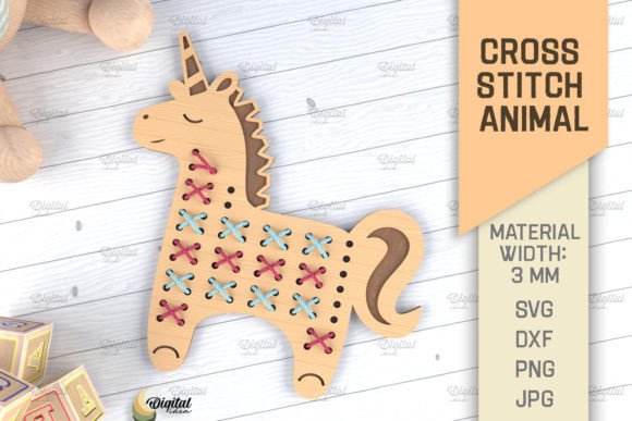 Cross Stitch Animals: Laser Cut Unicorn Review