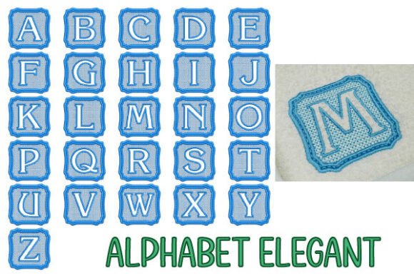 Elegant Alphabet – 7x7cm Embroidery Font Review