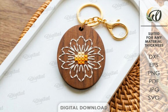 Embroidery Keychain Laser Cut: A Stylish Add-On
