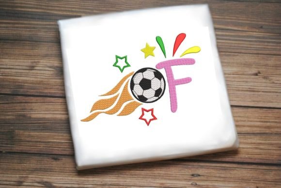 F Letter Soccer Ball Alphabet: Holiday Embroidery Review