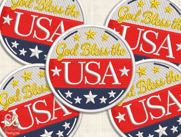 GOD BLESS the USA Patch: A Patriotic Embroidery Review