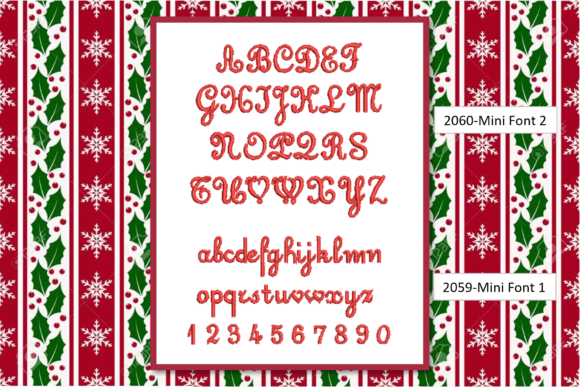 Mini Font 2: A Versatile Embroidery Design for Craft Fairs