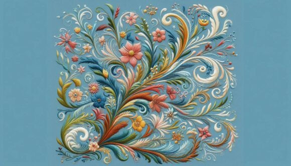 Motion Floral Embroidery: A Breath of Fresh Air