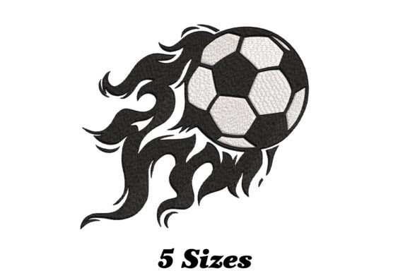 Soccer Ball on Fire: A Playful Embroidery Review