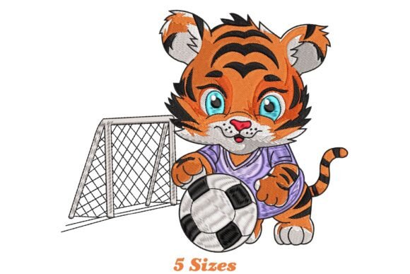 Tiger Playing Soccer: A Seasonal Embroidery Review
