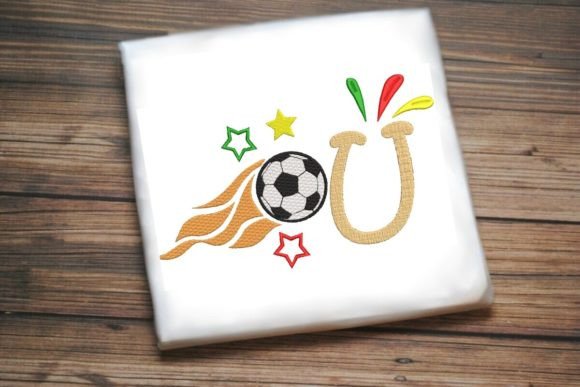 U Letter Soccer Ball Alphabet: Holiday Embroidery Review