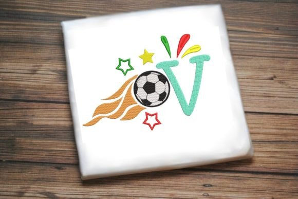 V Letter Soccer Ball Alphabet: A Designer Review